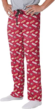 FOCO Men's NFL Team Logo Repeat Print Lounge Pants