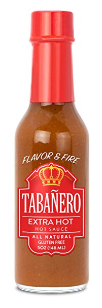 Tabañero Extra-Hot Hot Sauce, Gluten Free, 5oz. Bottle