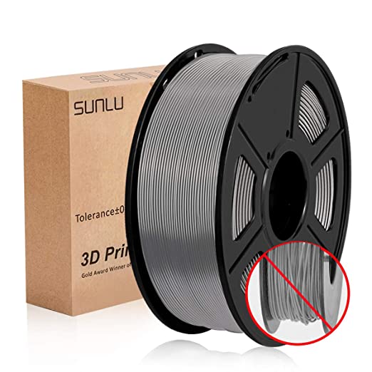 3D Printer Filament, PLA plus Filament 1.75mm, 3D Printer Filament PLA , 1KG Grey