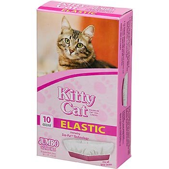 Alfa Pet Kitty Cat Elastic Litter Box Liners 10 ct.