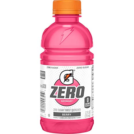 Gatorade Zero Sugar Thirst Quencher, Berry, 12 Ounce, 24 Count