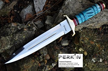 Sale - Outstanding Vlaue - Handmade Hunting Knife - Double Edge - 440c Steel - Work of Art