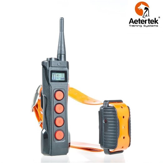 Aetertek® newest AT-919C 1000M Remote 1&2 Dogs Training Shock Collar Auto Anti Bark Submersible with LCD display