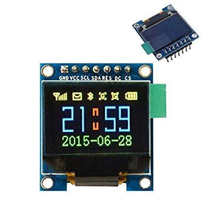DIYmall 0.95 inch Colorful OLED SSD1331 96X64 Resolution for 51 STM32 Arduino