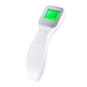 Forehead Thermometer Adult Touchless Non-Contact Infrared with Fever Alarm for Babies, Infants, Children, Adults, Surface and Daily Use, Measure Temperature