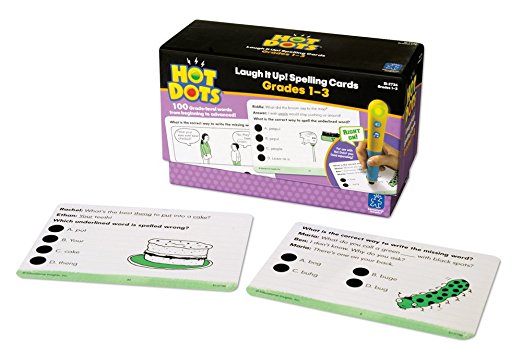 Educational Insights Hot Dots Laugh It Up! Spelling Set- Grades 1-3