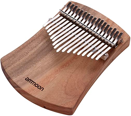 ammoon 17-Key Kalimba Thumb Piano Camphorwood C Tone with Carry Bag Music Book Tuning Hammer Finger Protector, Easy to Learn Portable Musical Instrument Gifts for Kids Adult Beginners