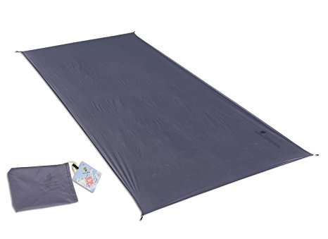 GEERTOP 1-4 person Ultralight Waterproof Tent Tarp Footprint Ground Sheet Mat, For Camping, Hiking, Picnic