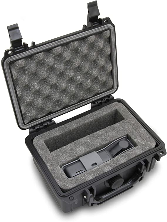 CASEMATIX Case Compatible with DJI OSMO Pocket Camera and Expansion Kit – Waterproof, Rugged, Impact Absorbing Foam Compartments