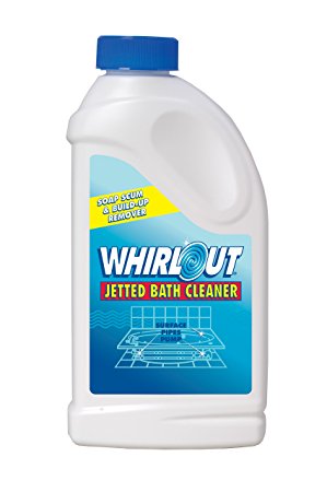 Whirlout WO06N Jetted Bath Cleaner 22oz (1.375 lbs.) Self Cleaning Action Formulated to Clean Hot Tubs, Spas, Whirlpools & Jetted Bathtubs