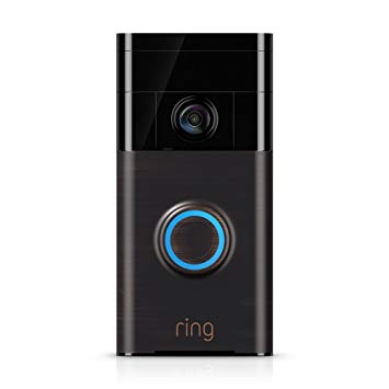 Certified Refurbished Ring Wi-Fi Enabled Video Doorbell in Venetian Bronze, Works with Alexa