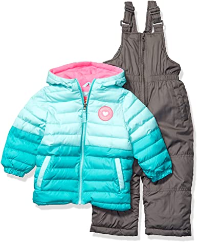 Pink Platinum Baby Girls' Insulated Two-Piece Snowsuit