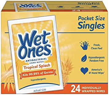 Wet Ones Wet Ones Individual Pocket Size Singles - 24 Wipes