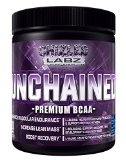 Best BCAA Supplement UNCHAINED - Premium Branch Chained Amino Acids for Serious Athletes and Trainers Delicious Pre Post and Intra Workout Drink Assist in Fat Loss Lean Mass and RecoveryBlue Razz