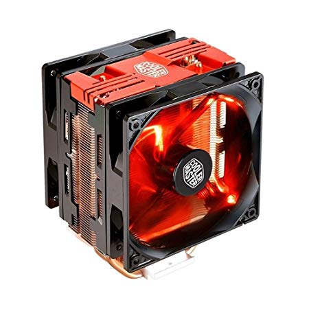 Cooler Master Hyper 212 Led Turbo Red Cover Xtraflo 120Mm Pwm Fan with Quick-Snap Fan Bracket Design (Rr-212Tr-16Pr-R1)