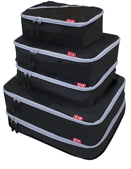 C f the Vagabond 5 Piece Packing Cubes - Spacious Packing Cube Set - Value Set for Travel