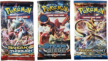 Pokemon TCG: 3 Booster Packs 30 Cards Total| Value Pack Includes 3 Blister Packs of Random Cards | 100% Authentic Branded Pokemon Expansion Packs | Random Chance at Rares & Holofoils