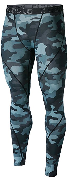 Tesla Men's Compression Pants Baselayer Cool Dry Sports Tights Leggings MUP19/MUP09/P16