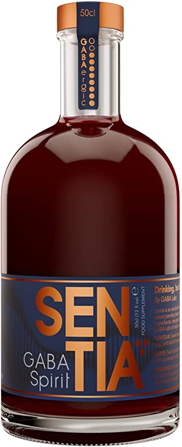 Sentia Red Gaba Spirit, 50cl | Non-Alcoholic | Vegan | Gluten Free | Fair Trade | 0% ABV |
