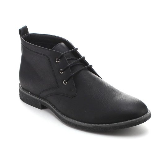 Cooper-03 Men's High-Top Lace Up Chukka Ankle Booties