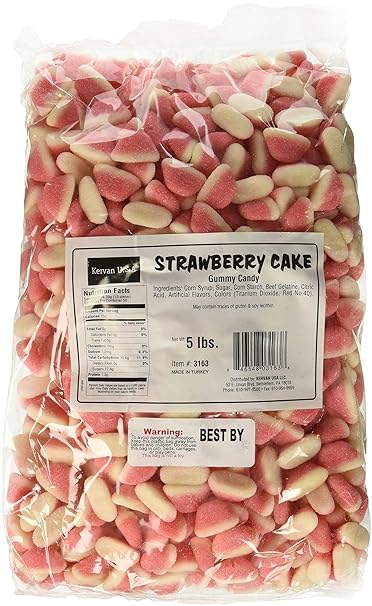 Kervan Strawberry Cake Gummies, 5 Pound