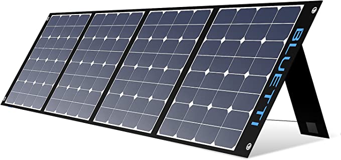 BLUETTI SP350 350W Solar Panel for AC200MAX/AC200P/AC300/EB240/EB150 Portable Power Stations with Adjustable Kickstand, Foldable Solar Power Backup for Outdoor Camping,Off Grid System