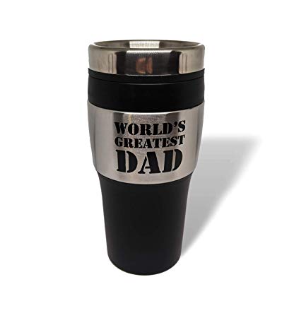 PlusTactical Expression Stainless Steel Tumbler (World's Greatest Dad)