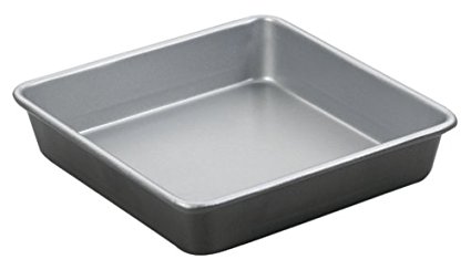 Cuisinart AMB-9SCK 9-Inch Chef's Classic Nonstick Bakeware Square Cake Pan, Silver