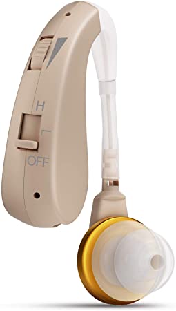 Z&T Digital Rechargeable Hearing Aid for Seniors, Personal Hearing Amplifier for Adults Fit Both Ear, Sound Enhancer with with Dynamic Compression for Noise Reduction, AC Charger Included