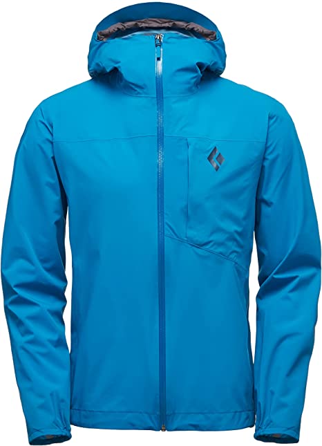 Black Diamond Mens Fineline Stretch Rain Shell Jacket