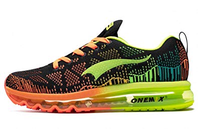 ONEMIX Men's Lightweight Knit Running Shoes Air Cushion Athletic Sport Walking Sneaker
