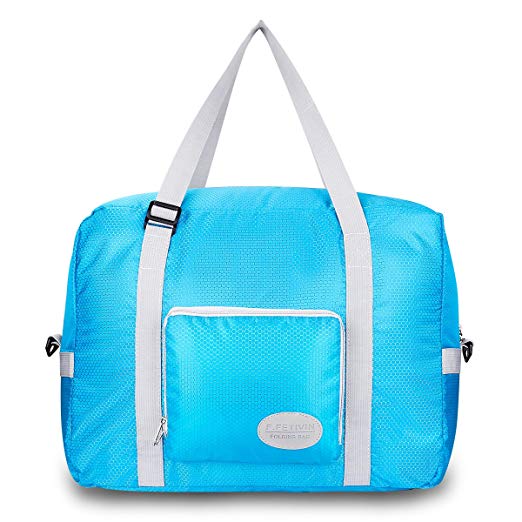 Foldable Duffel Bag For Women & Men - Lightweight Duffle For Luggage Gym Sports