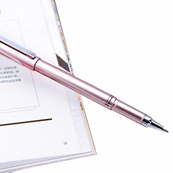 UniM Ballpoint Pen Metal Signature Pen, Fine Point (0.5mm) - 12-Count, Black