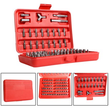 ABN 100 Piece Tamper Security Bit Set Metric and SAE Standard
