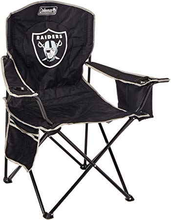 Coleman NFL Cooler Quad Folding Tailgating & Camping Chair with Built in Cooler and Carrying Case (All Team Options)