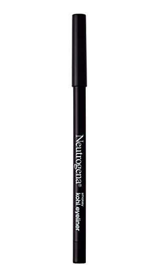 Neutrogena Smokey Kohl Eyeliner with Antioxidant Vitamin E, Water-Resistant & Smooth-Gliding Eyeliner Makeup, Jet Black, 0.014 oz