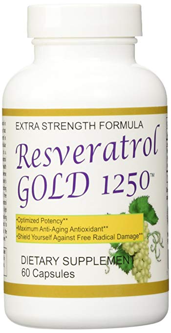 3 Pack-Resveratrol Gold 1250 - Maximum Potency 1250 Mg