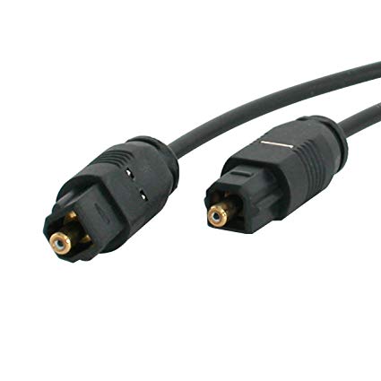 StarTech.com THINTOS6 Toslink Digital Optical SPDIF Audio Cable, 6-Feet (Black)