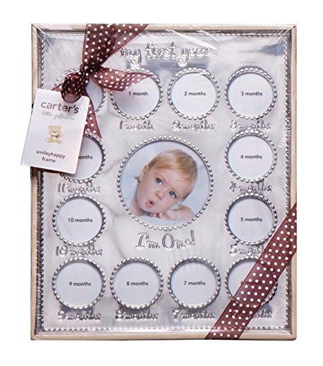 Carter's Year of Photos Frame - Silver