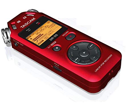 Tascam Portable Digital Recorder-RED (Version 2) (DR 05