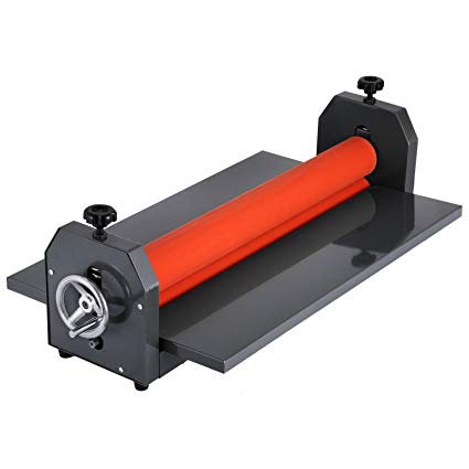 VEVOR 25.5" Cold Laminator Machine 10mm Manual Vinyl Photo Film cold laminator Hand Crank Pressure Cold Roll laminator(25.5")