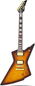 Firefly FFLX Solid Body Electric Guitar,Mahogany Guitar body,Stainless steel and ball end frets,rosewood fretboard(Sunburst)