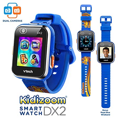 VTech Kidizoom Smartwatch DX2 - Special Edition - Skateboard Swoosh with Bonus Royal Blue Wristband