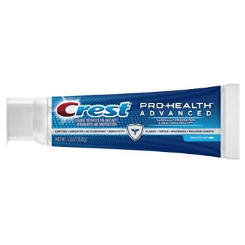 Crest Pro-Health Advanced Extra Deep Clean Toothpaste, Twin Pack of Smooth Mint, 5.8 oz each