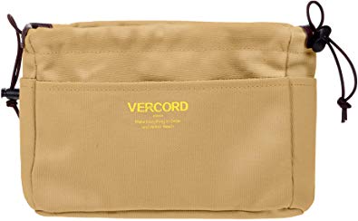 Vercord Canvas Handbag Organizers, Sturdy Purse Insert Organizer Bag in Bag, 13 Pockets 4 Colors 2 Sizes