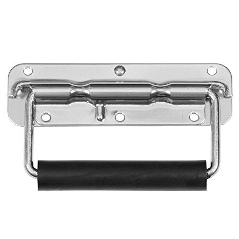 Reliable Hardware Company RH-0532F-A Spring Loaded Surface Mount Handle with Rubber Grip, Zinc