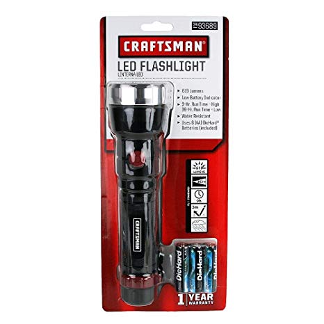 Craftsman LED Flashlight Linterna 34-93689