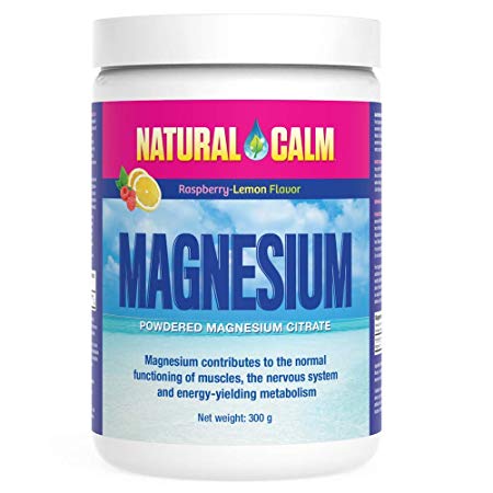 Natural Vitality Calm Magnesium Anti Stress, Raspberry Lemon, 300G