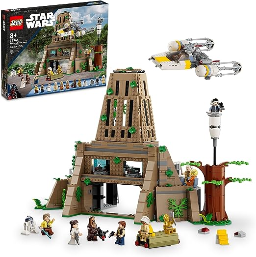 LEGO Star Wars A New Hope Yavin 4 Rebel Base 75365, Star Wars Playset Featuring a Command Room, Medal Ceremony Stage, Y-wing Starfighter, 12 Star Wars Figures and More, Fun Gift for Kids Ages 8 and Up