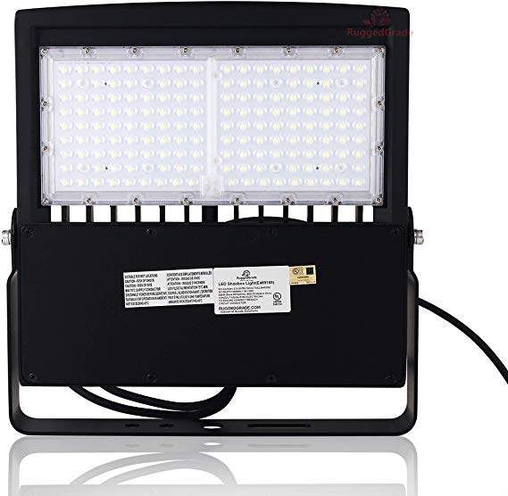 150 Watt NextGen II LED Flood Light– 20,000 Lumen – Super Efficiency 130 Lumen to Watt - 5000K Bright White - Replaces 750W-1000W - 150 Watt LED Flood Light – 5000K - No Photocell